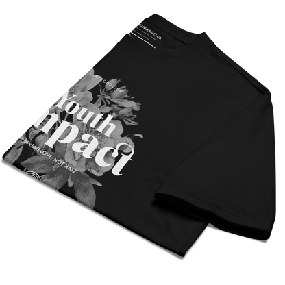 Youth Impact – Spread Love, Not Hate | Unisex Premium Oversized T-Shirt | The Strangers Club